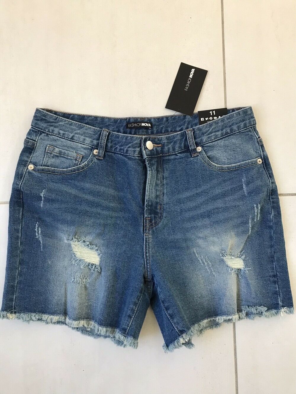 Fashion Nova Summer Is High Rise Cutoff Denim Shorts
